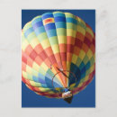 Search for rainbow hot air balloon postcards Blue