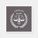 Search for law school graduation napkins Lawyer