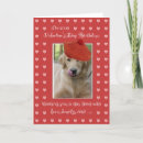 Search for golden retriever valentines day cards Red
