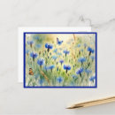 Search for cornflower blue postcards Elegant