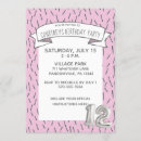 Search for girls 12th birthday invitations 12 years old