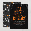 Search for eat drink and party invitations Spooky