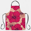 Search for hibiscus aprons Red