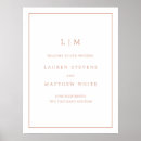 Search for initials wedding posters For her