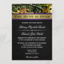 Search for the hunt is over invitations Camo