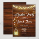 Search for string lights engagement party invitations Wood