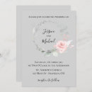 Search for blush and grey wedding invitations Rose