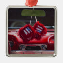 Search for dice christmas tree decorations Red