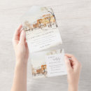 Search for city wedding invitations Watercolor