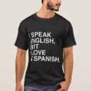 Search for no speak spanish tshirts English