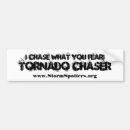 Search for chasing bumper stickers Tornado