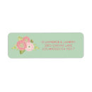 Search for ranunculus return address labels Watercolor