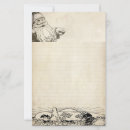 Search for vintage christmas stationery paper Santa