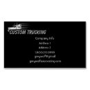Search for trucking business cards Logistics