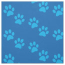 Search for blue dog paw print fabric Puppy
