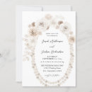 Search for pearl white wedding invitations Modern