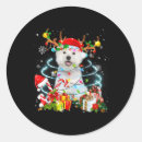 Search for westie dog stickers Xmas