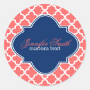 Search for quatrefoil stickers Red