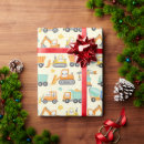 Search for crane wrapping paper Dump truck