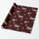 Search for skulls wrapping paper Yule