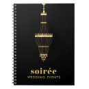 Search for event planner notebooks Gold