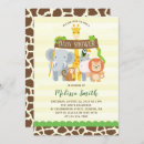 Search for cute safari animals invitations Woodland