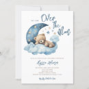 Search for we are over the moon baby shower invitations Watercolor