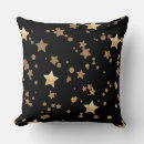 Search for gold star cushions Black and gold
