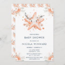 Search for starfish baby shower invitations Cute