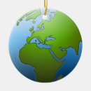 Search for earth globe christmas tree decorations Travel