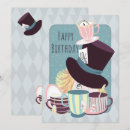Search for mad hatter birthday cards Alice in wonderland