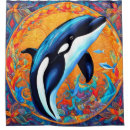 Search for orca shower curtains Water