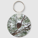 Search for pine cones key rings Snow