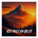 Search for mountain landscape motivational posters Sunset