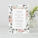 Search for dusty rose and sage wedding invitations Watercolor