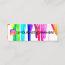 Search for paint drip business cards Rainbow