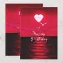Search for red sunset cards Heart