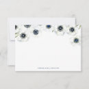 Search for blank floral note cards Blue