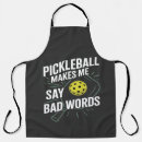 Search for pickleball funny aprons Sports