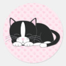 Search for sleepy cat stickers Kitty