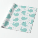 Search for whale wrapping paper Under the sea