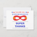 Search for superhero thank you cards Party