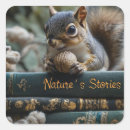 Search for squirrel nuts stickers Nature