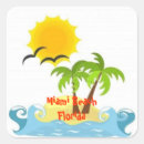 Search for miami beach florida stickers Vacation