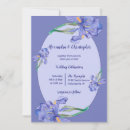 Search for irises invitations Elegant