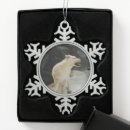 Search for white wolf christmas tree decorations Nature