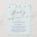 Search for raindrops baby shower invitations Blue