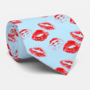 Search for red lips ties Kiss