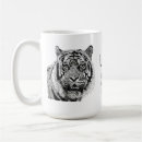 Search for white tiger mugs Black and white
