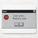 Search for users mousepads Error